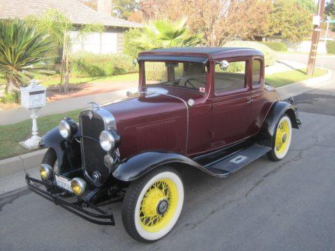 1931 Chevrolet Coupe 2 DOOR &#8211; NICE OLDER RESTORATION for sale