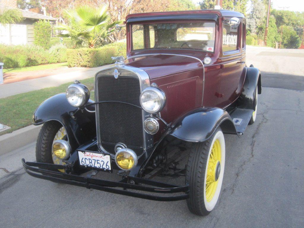 1931 Chevrolet Coupe 2 DOOR – NICE OLDER RESTORATION