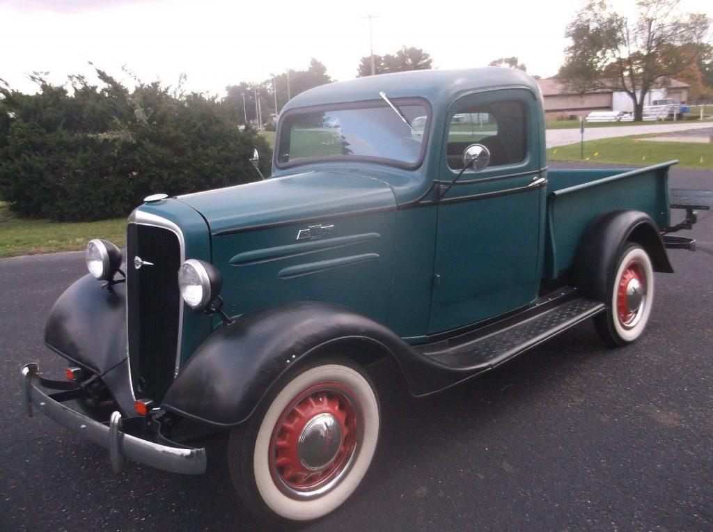 1936 Chevy Short Box, Extra Clean Rust Free Native Texas Truck