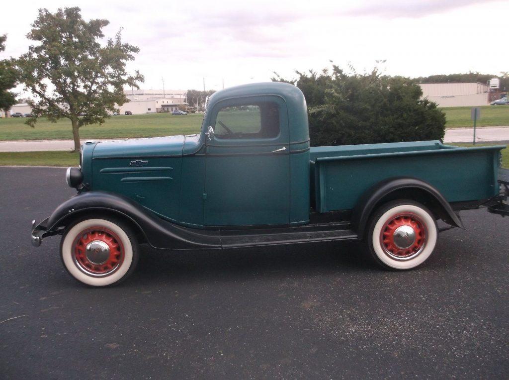 1936 Chevy Short Box, Extra Clean Rust Free Native Texas Truck