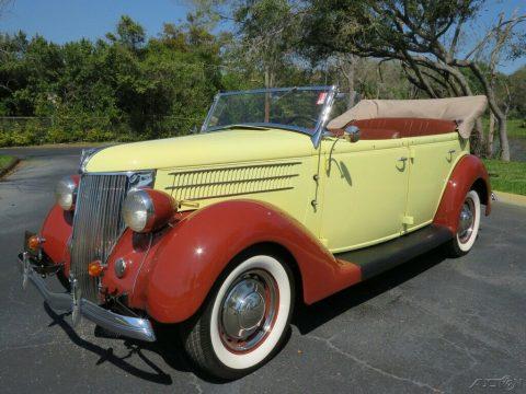 1936 Ford Deluxe Phaeton Convertible 221ci Flat Head V8 3 Speed for sale