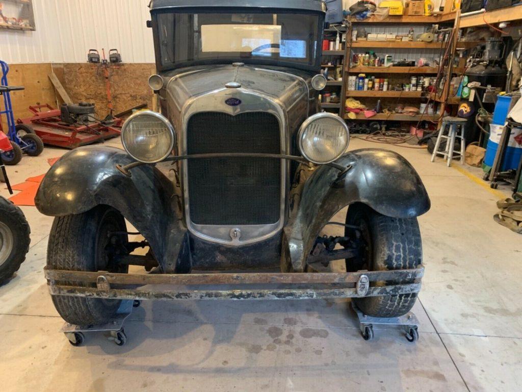 1931 Ford Model a barn find rat hot rod car project