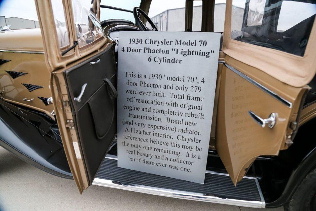 1930 Chrysler Model 70 Phaeton