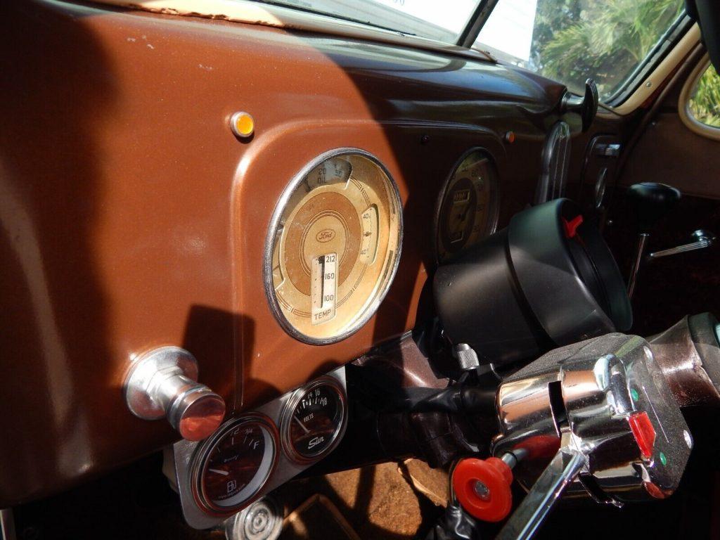 1937 Ford Slant back Sedan, hot rod, Classic car, Street rod