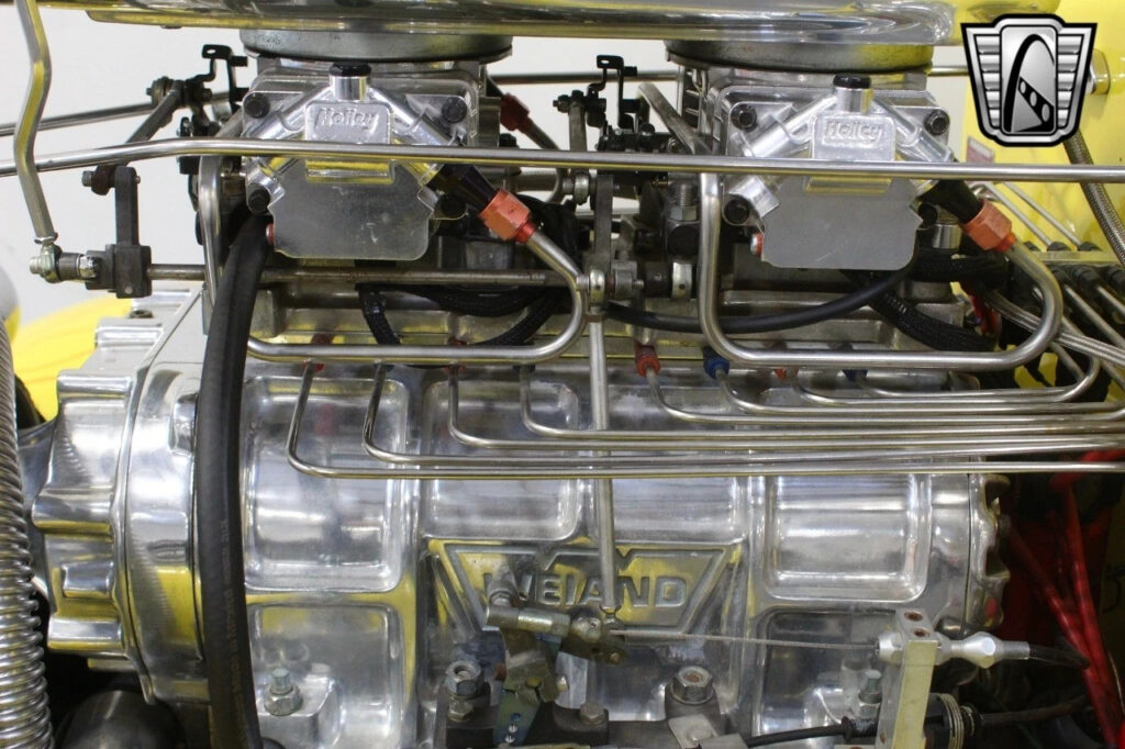 Yellow 1932 Ford F100 383 Dart V8 350 Turbo