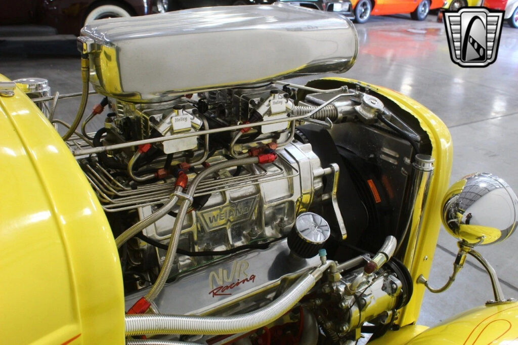 Yellow 1932 Ford F100 383 Dart V8 350 Turbo