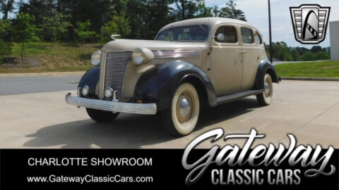 Brown 1937 Desoto S3 Sedan 228 CID I6 3 Speed Manual for sale