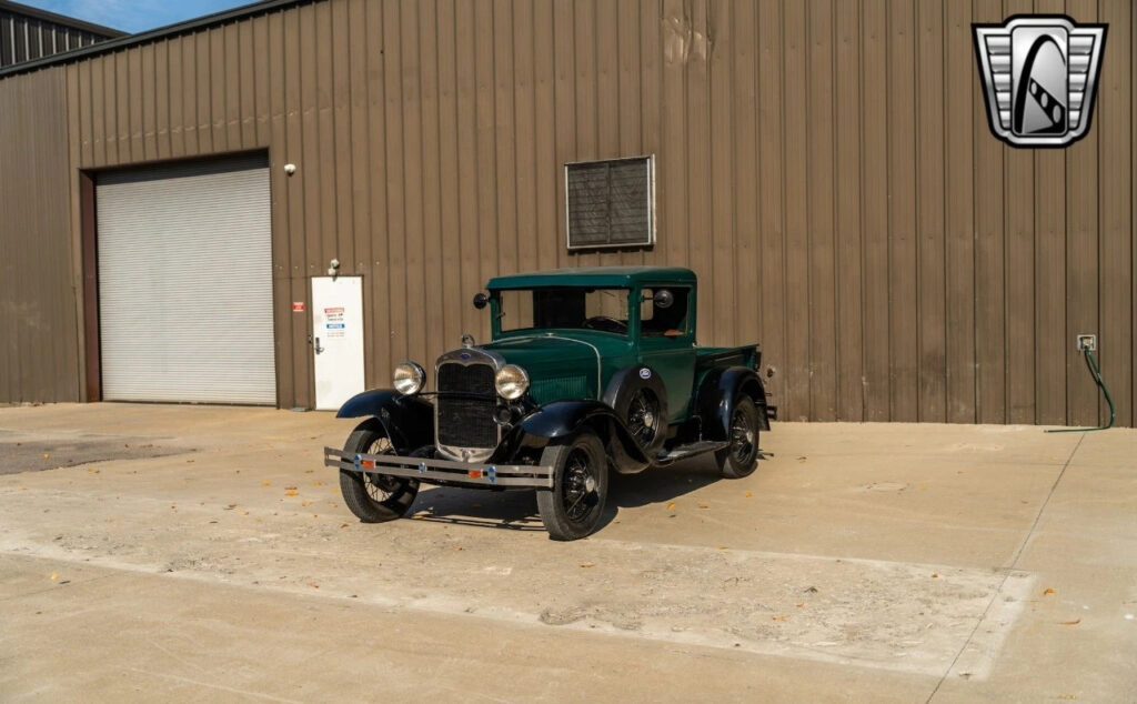 Green 1930 Ford Model A Pickup 4 Cylinder Manual