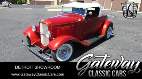 red 1932 Ford Roadster 301 Chevy with a Blower V8 3 Speed Manual for sale