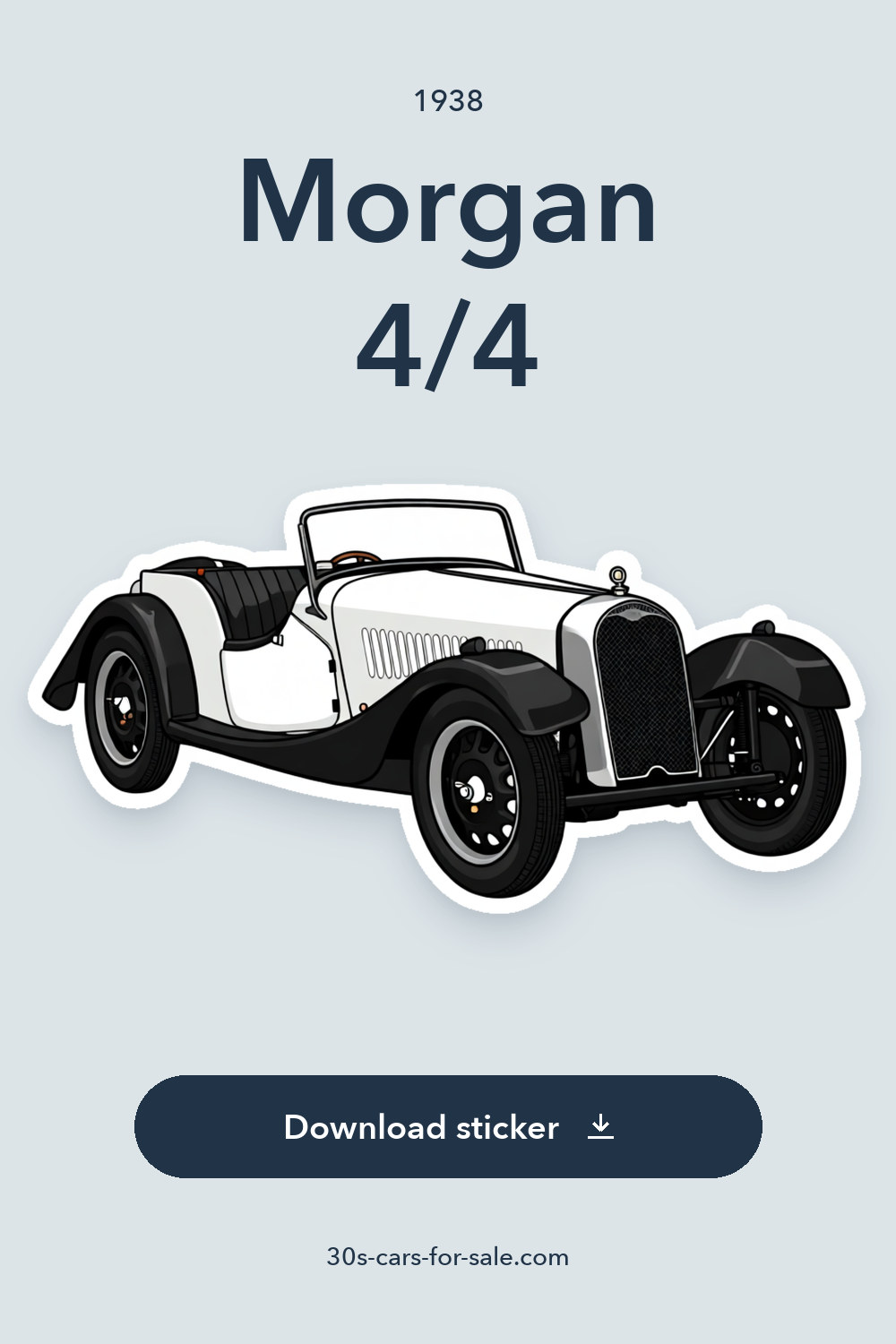 1938 Morgan 4/4 sticker preview